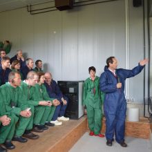 im Schauraum für praktische Demonstration