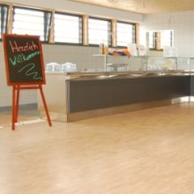 Essensausgabe in der Kantine