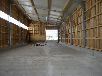 Baufortschritt Futterzentrale